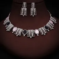 New   Exclusive Silver Traditional Necklace for Women-thumb3