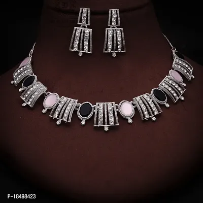 New   Exclusive Silver Traditional Necklace for Women-thumb4