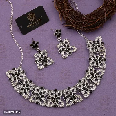 New  Silver Plated  Traditional Fashion Jewellery Set  for Women  Girls.-thumb4