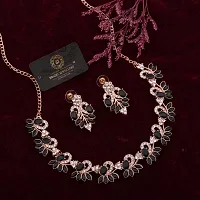 New Rose Gold Palated Jewellery Set-thumb2