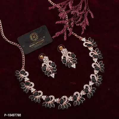 New Rose Gold Palated Jewellery Set-thumb3
