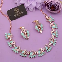 New Rose Gold Palated Jewellery Set-thumb1