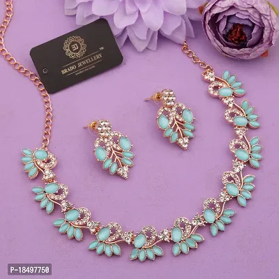 New Rose Gold Palated Jewellery Set-thumb2