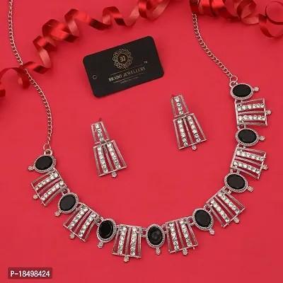 New   Exclusive Silver Traditional Necklace for Women-thumb2