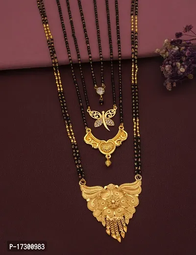 New Stylish Pack Of 4 Combo Women Mangalsutra Set