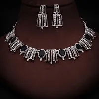 New   Exclusive Silver Traditional Necklace for Women-thumb3