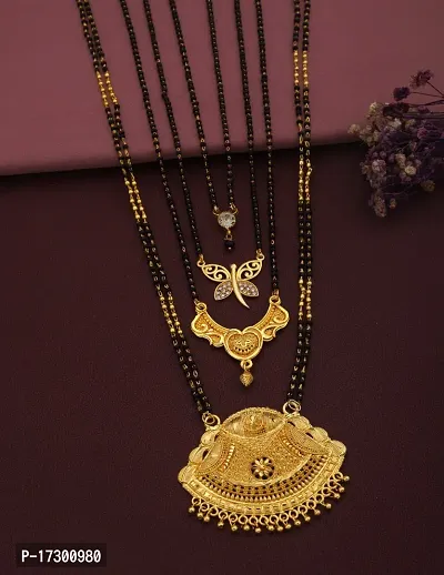 New Stylish Pack Of 4 Combo Women Mangalsutra Set