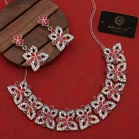 New  Silver Plated  Traditional Fashion Jewellery Set  for Women  Girls.-thumb2