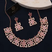 New  Rose Gold  Traditional Fashion Jewellery Set  for Women  Girls.-thumb1