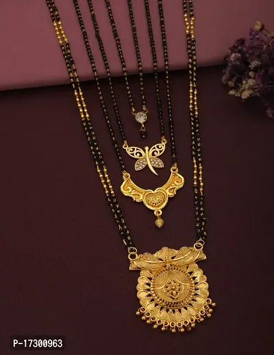 New Stylish Pack Of 4 Combo Women Mangalsutra Set