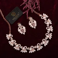 New Rose Gold Palated Jewellery Set-thumb2