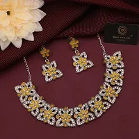 New  Silver Plated  Traditional Fashion Jewellery Set  for Women  Girls.-thumb1