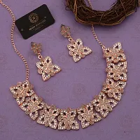 New  Rose Gold  Traditional Fashion Jewellery Set  for Women  Girls.-thumb2