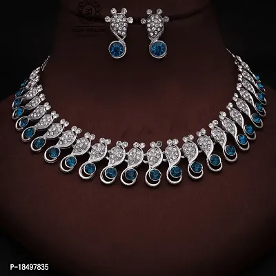 New Silver Palated Jewellery Set