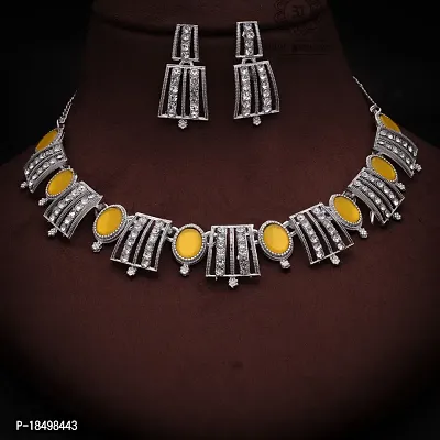 New   Exclusive Silver Traditional Necklace for Women-thumb4