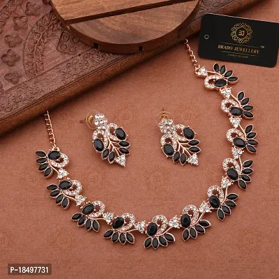 New Rose Gold Palated Jewellery Set-thumb3