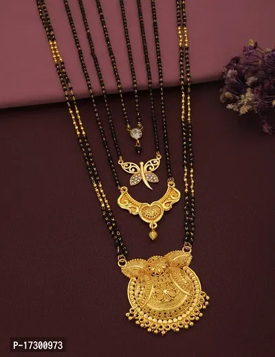 New Stylish Pack Of 4 Combo Women Mangalsutra Set