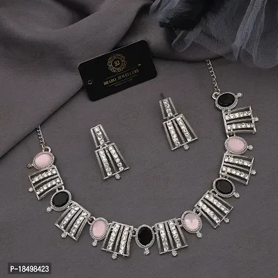 New   Exclusive Silver Traditional Necklace for Women-thumb0