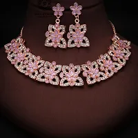 New  Rose Gold  Traditional Fashion Jewellery Set  for Women  Girls.-thumb3