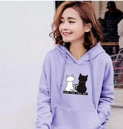 Stylish Blend Sweatshirt For Women