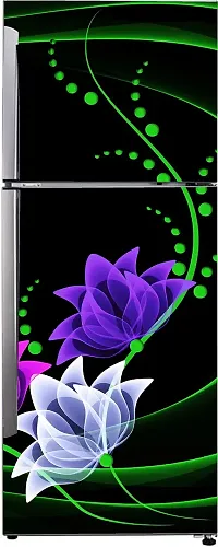 Floral Single Door Fridge Wallpaper