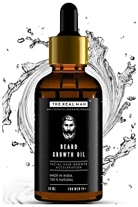 The Real Man Beard Growth Oil 100 Percent Organic Beard and Moustache Hair Growth Oil, 50ml-thumb4