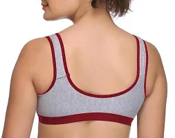 Elady Women Multicolor Non Padded Sports Bra-pack of 6-thumb2
