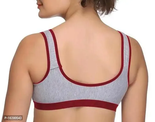 Elady Women Multicolor Non Padded Sports Bra-pack of 6-thumb3