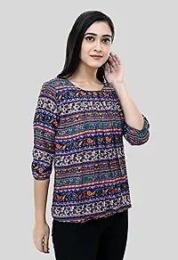 Shiva Trends Women's Printed Multicolor Extra Large Size Pack of 2 Top-thumb4