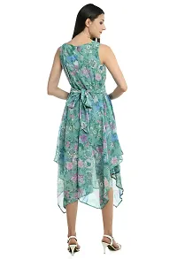 Shiva Trends Printed High Low Women's Dresses-thumb3