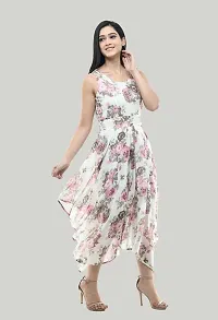 Shiva Trends Printed High Low Women's Dresses-thumb3