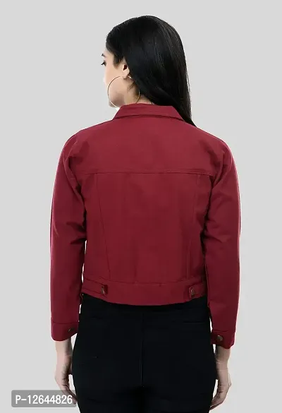 Shiva Trends Women's Solid Full Sleeve Regular Jacket-thumb4