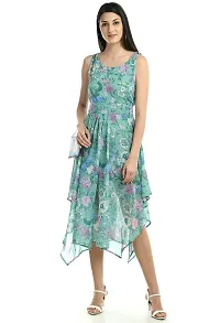 Shiva Trends Printed High Low Women's Dresses-thumb4