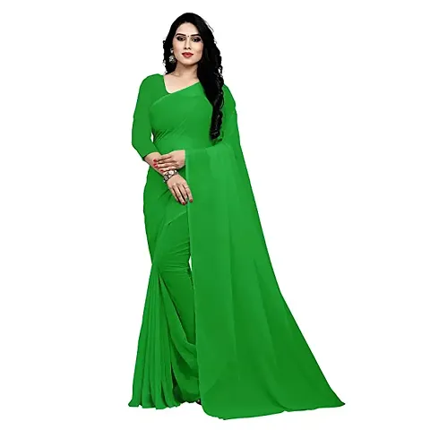 Hot Selling Georgette Saree with Blouse piece 