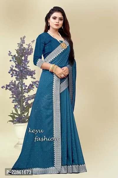 Stylish Georgette Saree with Blouse piece For Women-thumb4