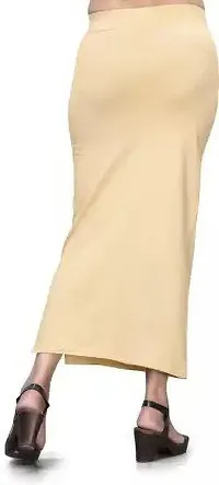 Reliable Beige Cotton Blend  Stitched Shapewear Patticoats For Women-thumb1