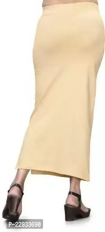 Reliable Beige Cotton Blend  Stitched Shapewear Patticoats For Women-thumb2