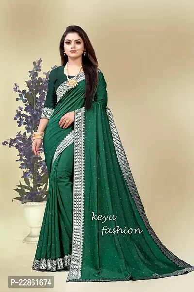 Stylish Georgette Saree with Blouse piece For Women-thumb0