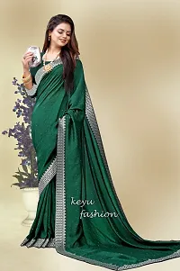 Stylish Georgette Saree with Blouse piece For Women-thumb3