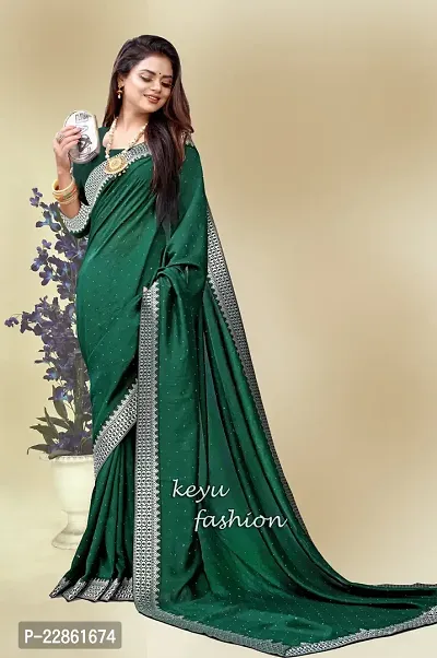 Stylish Georgette Saree with Blouse piece For Women-thumb4