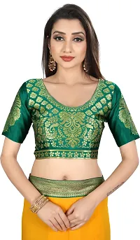 Stylish Chiffon Saree with Blouse piece For Women-thumb3