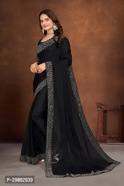 Trendy Georgette Sarees With Blouse Piece-thumb0