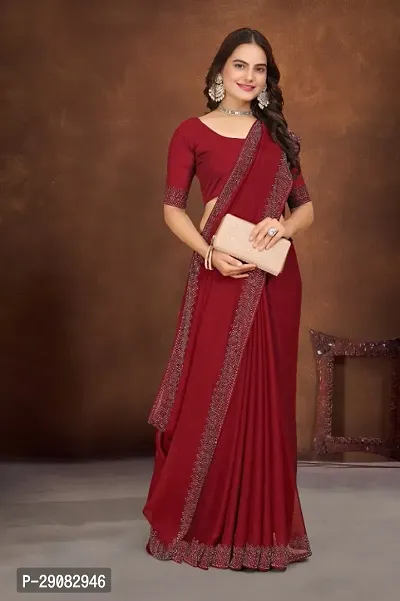 Trendy Georgette Sarees With Blouse Piece