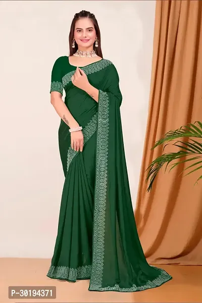 Stylish Georgette Embelished Sarees With Blouse-thumb0