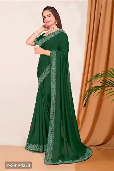 Stylish Georgette Embelished Sarees With Blouse