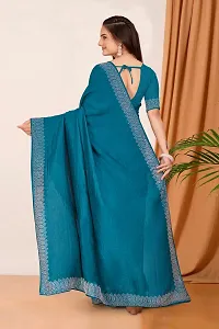 Stylish Georgette Embelished Sarees With Blouse-thumb1