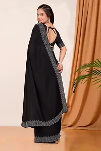 Stylish Georgette Embelished Sarees With Blouse-thumb1