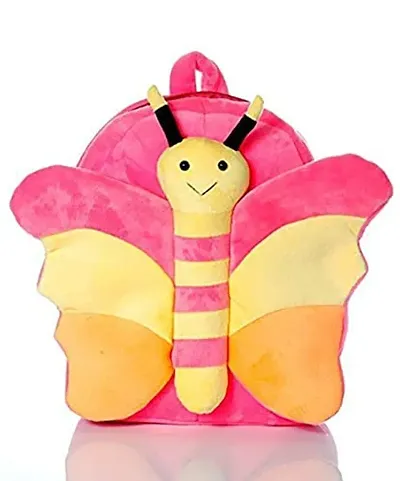 Soft Butterfly and Teddy Bear Plush Kids School Bag