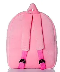 JcmSoft Plush Fabric Butterfly School Bag for Baby Boys and Girls (Pink)-thumb3