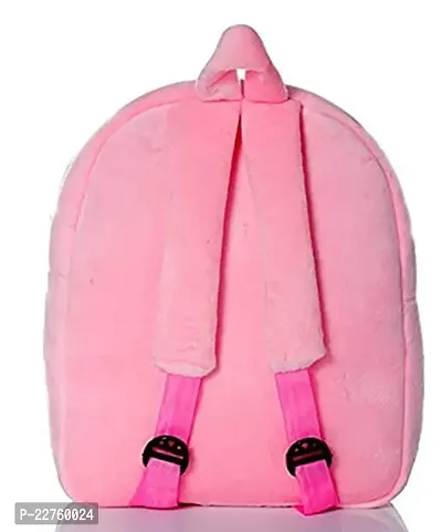 JcmSoft Plush Fabric Butterfly School Bag for Baby Boys and Girls (Pink)-thumb4